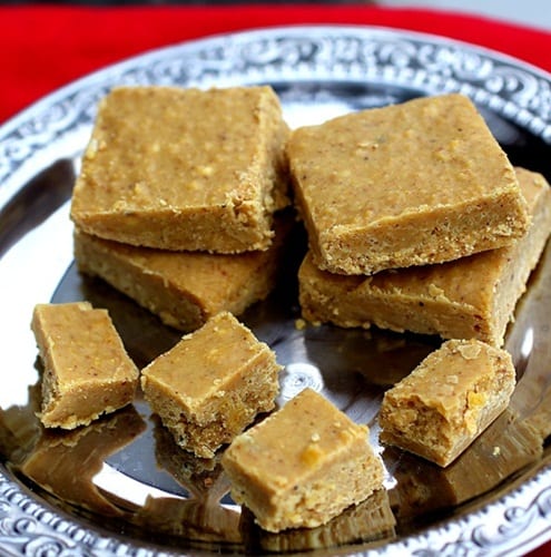 Besan Barfi Chickpea Fudge Diamonds