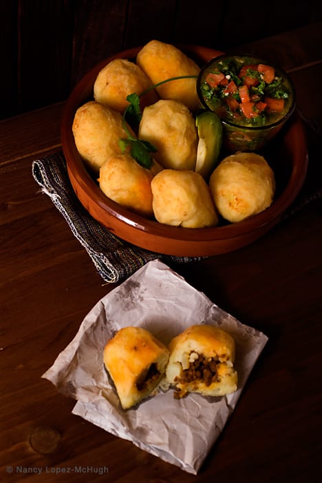 Chorizo Stuffed Potatoes - Mexican Recipe