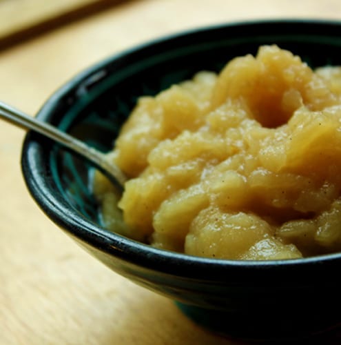 Bourbon Vanilla Apple Sauce