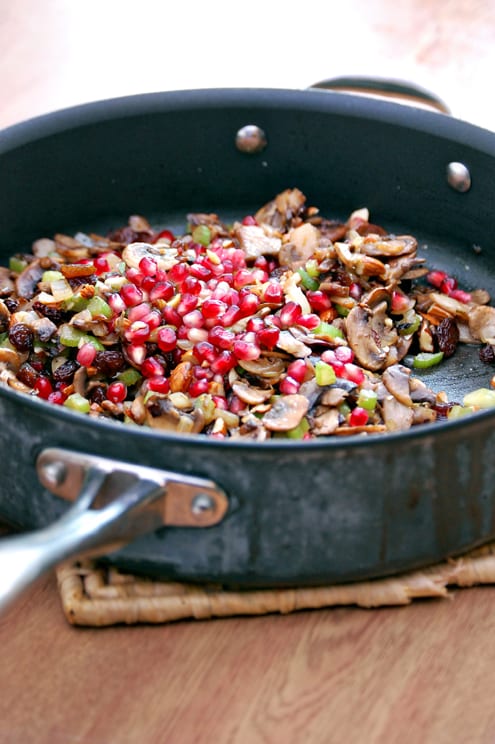 Pomegranate Cranberry Sauce and a Secret Stuffing Recipe