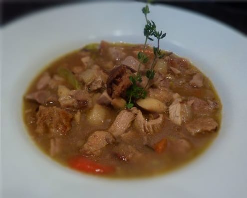 Leftover Turkey Soup