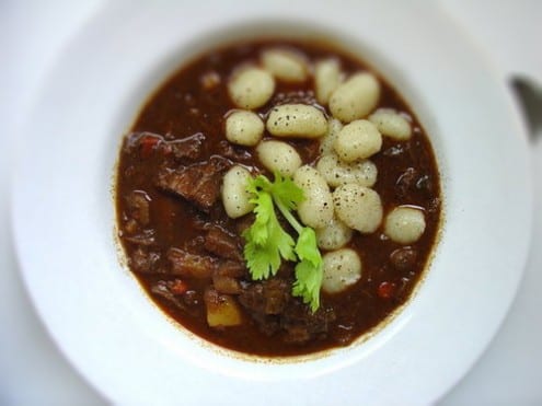 Beef Goulash with Gnocchi - Goulash Recipe