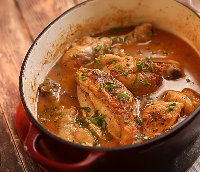 Cider Braised Chicken Recipe