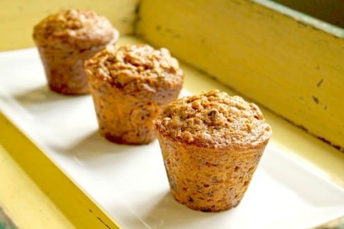 Healthy Carrot Pumpkin Spelt Muffins Recipe