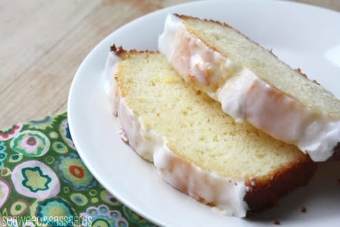 Iced Meyer Lemon Yogurt Cake