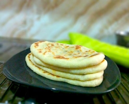 Potato stuffed Naan