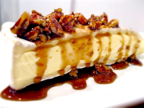 Rum, Maple and Pecan Topped Brie