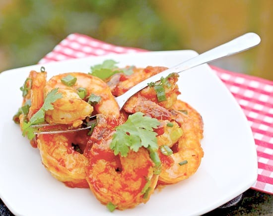 Chili Garlic Hakka Shrimp Recipe