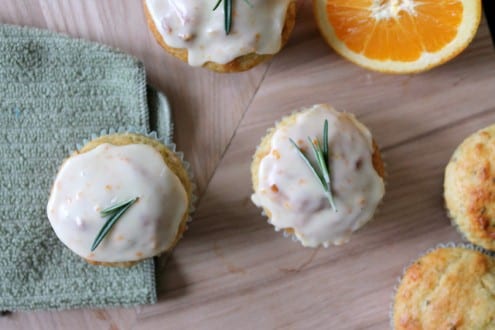 Orange, Walnut Rosemary Muffins Recipe