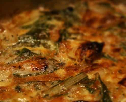 Simple Swiss Chard Frittata