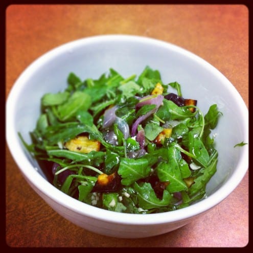 Sweet Potato Arugula Salad