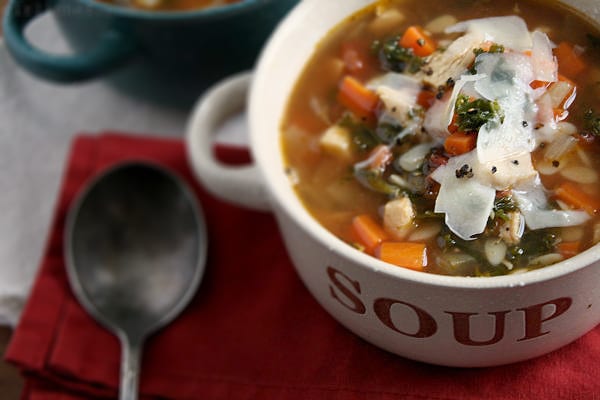 Chicken Vegetable Soup with Pasta