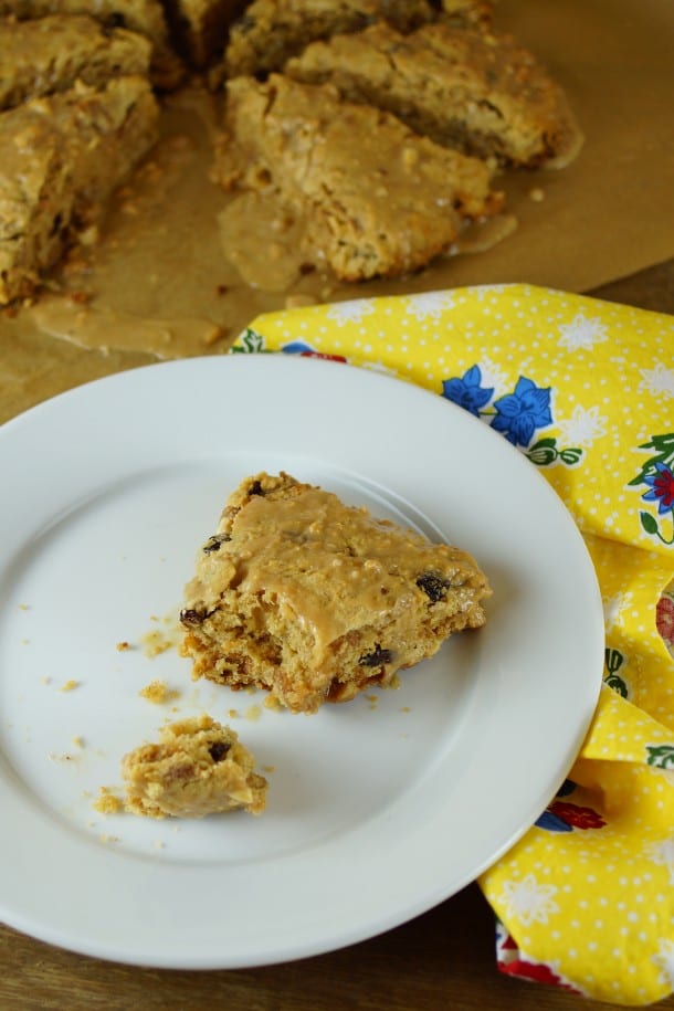 Peanut Butter and Raisin Bran Pie