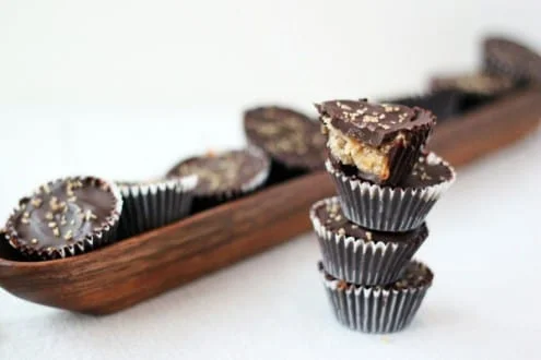 Caramel and Bourbon Peanut Butter Cups