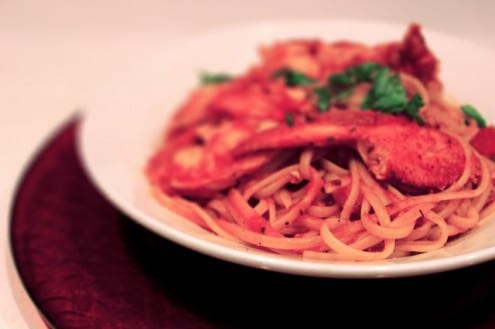 Pasta with Lobster Fra Diavolo