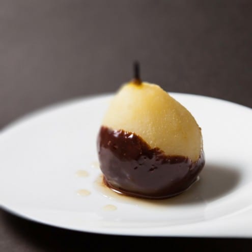 Star Anise and Vanilla Poached Pears