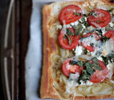 Goat Cheese and Tomato Tart