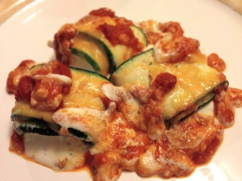 Oven Baked Stuffed Zucchini