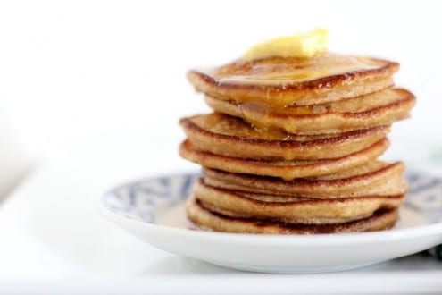 Light Fluffy Whole Wheat Pancakes