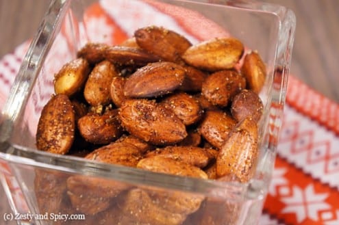 Cajun Style Roasted Almonds