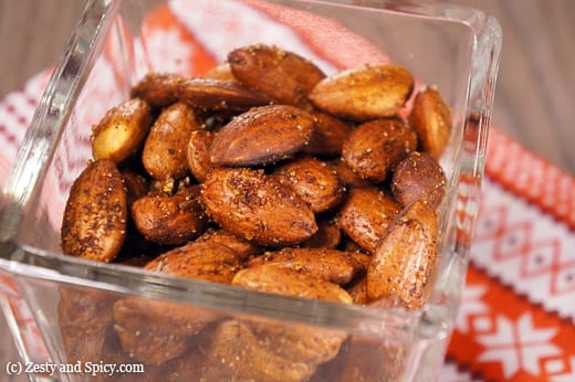 Cajun Roasted Nuts - The Healthful Ideas