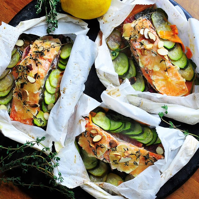 Poached Salmon Pouches