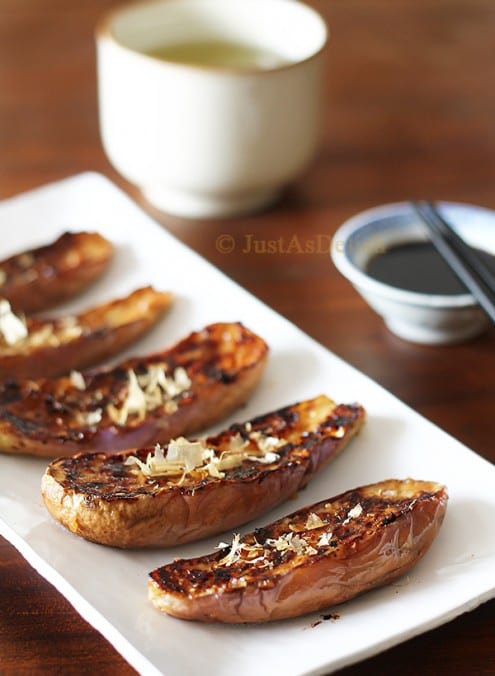 Nasu Dengaku - Grilled Miso Glazed Eggplants Recipe by Shannon Lim