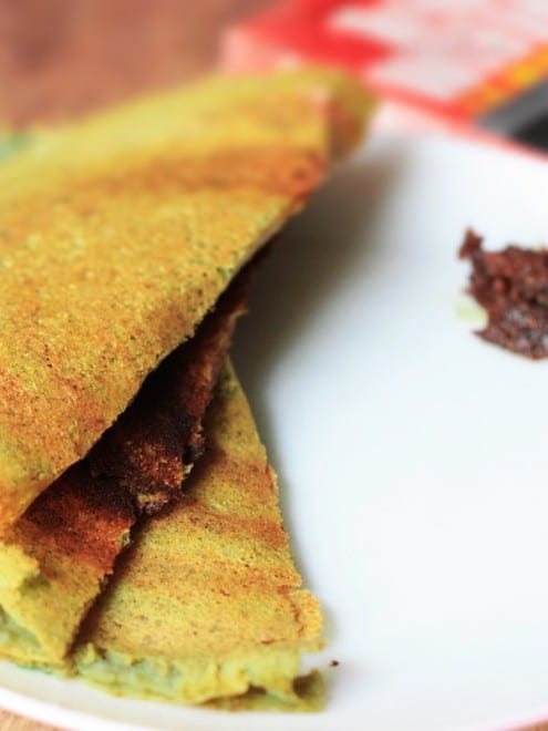 Pesarattu - Lentil Pancakes