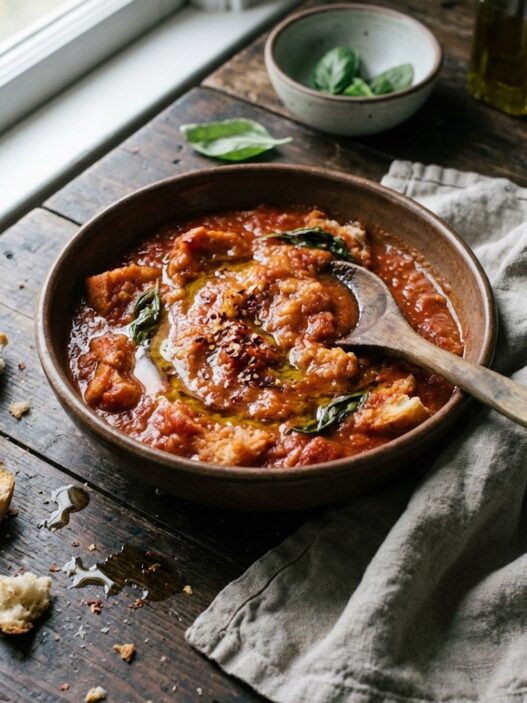 Pappa al Pomodoro - Thick Tuscan Tomato and Bread Soup