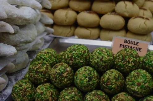 Pistachio balls