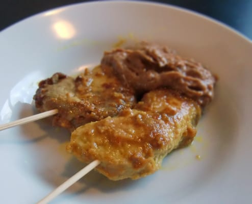 Satay with Peanut Sauce