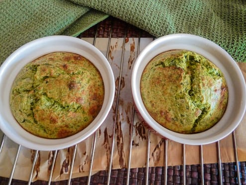 Spinach souffle