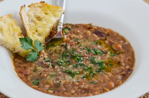Hearty Tuscan Farro Soup