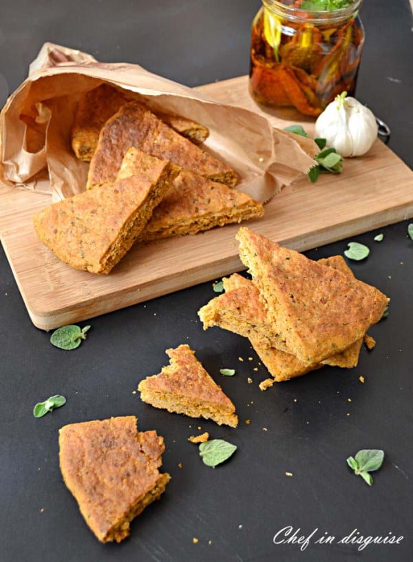 Tomato and Basil Flatbread