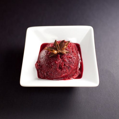 Blackberry and Aniseed Sorbet