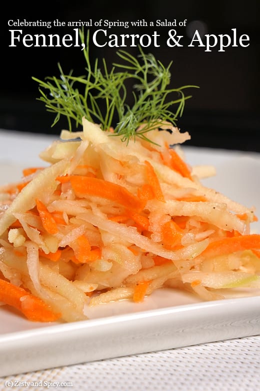 Fennel, Carrot and Apple Spring Salad