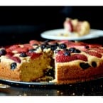 Strawberry and Blueberry Butter Cake