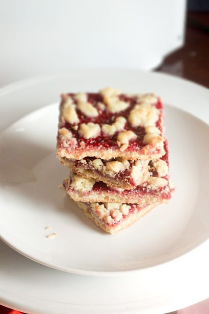 Raspberry Crumb Bars