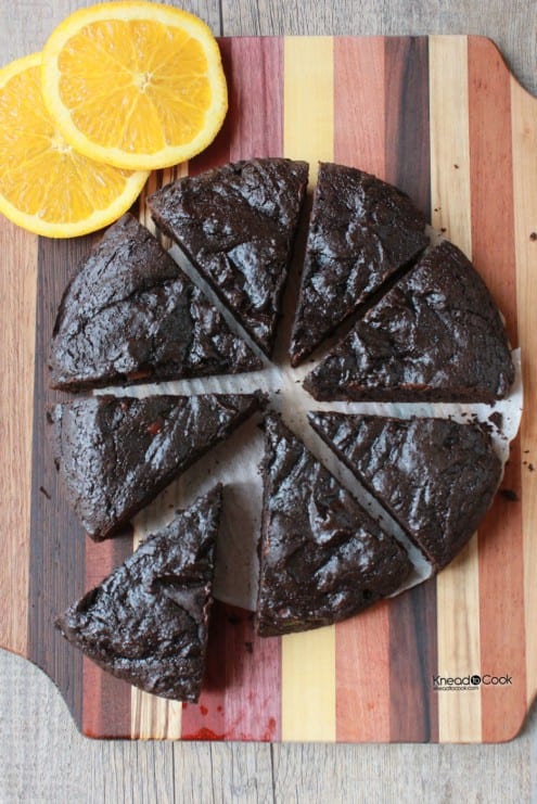 Dark Cocoa Orange Chobani Brownies