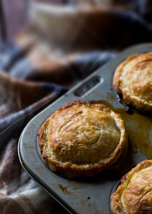 Lamb Shank and Mango Chutney Pies