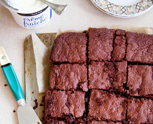 Chocolate, Orange, and Beet Brownies