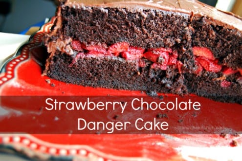 Strawberry Chocolate Danger Cake