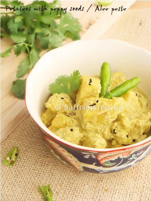 Aloo Posto - Curried Potatoes