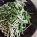 Asparagus-Beet Salad with Tahini Dressing