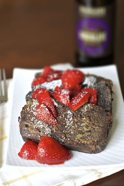 Chocolate Stout French Toast Pound Cake