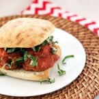 Sausage and Goat Cheese Meatball Sandwiches