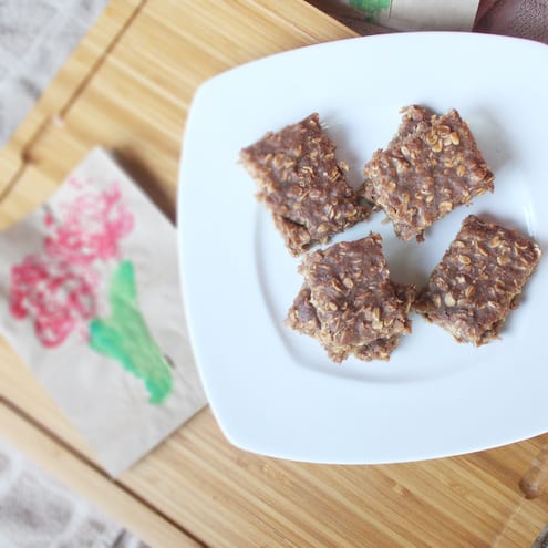 Chocolate Banana Oat Bars