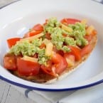 Broad Bean Pesto Bruschetta