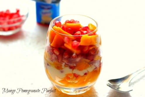 Mango Pomegranate Parfait