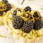Blackberry, Orange and Vanilla Cream Tartlets